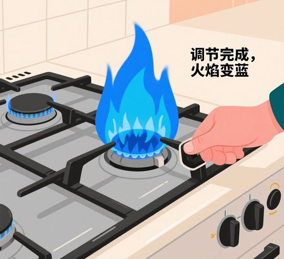 如何将燃气灶红火调整为蓝火：提升烹饪效率与安全性